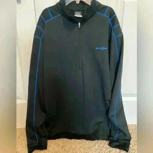 Nike Golf 1/4 Zip ‘Bud Light’ Pullover Men’s XL Black Blue Sweatshirt